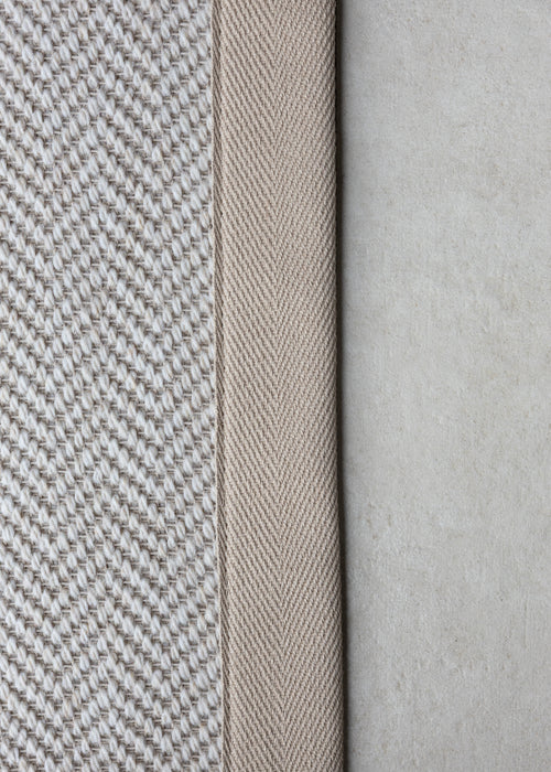 Biscuit 120mm Cotton Carpet Binding Tape.