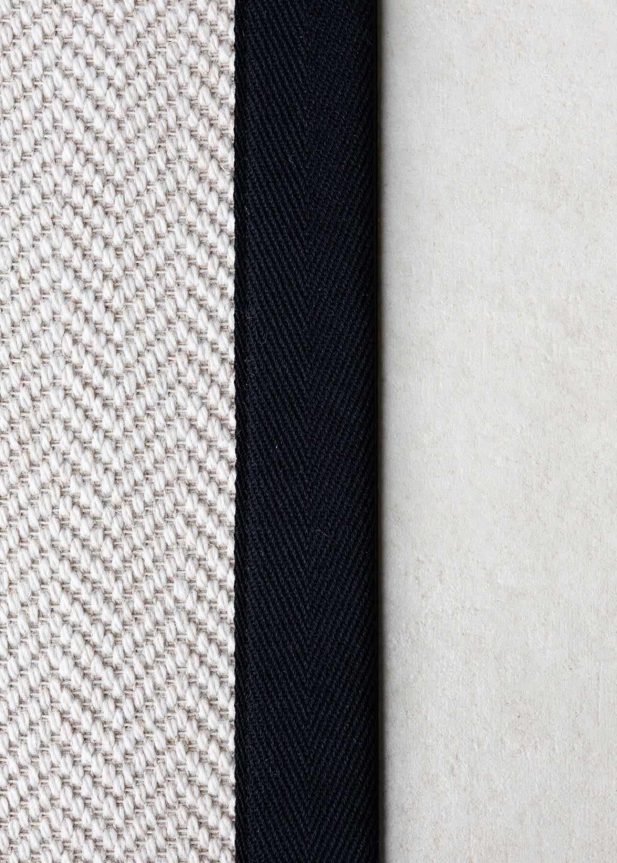 Black 120mm Cotton Carpet Binding Tape.