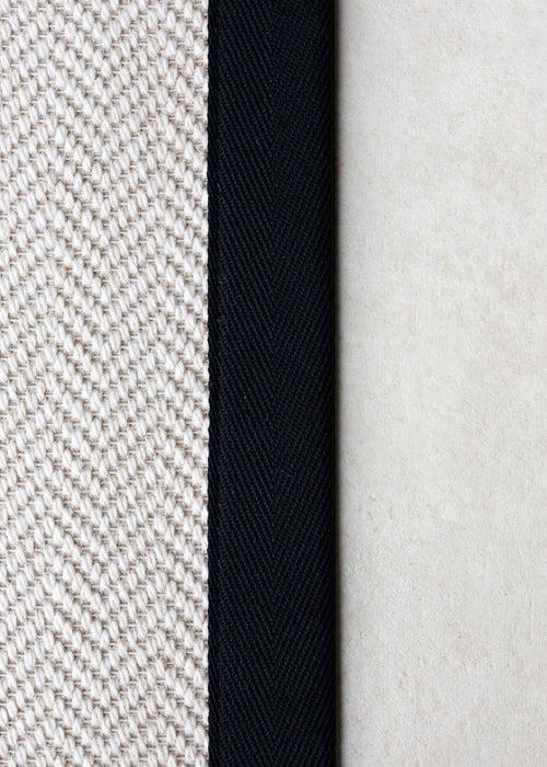 Black 120mm Cotton Carpet Binding Tape.