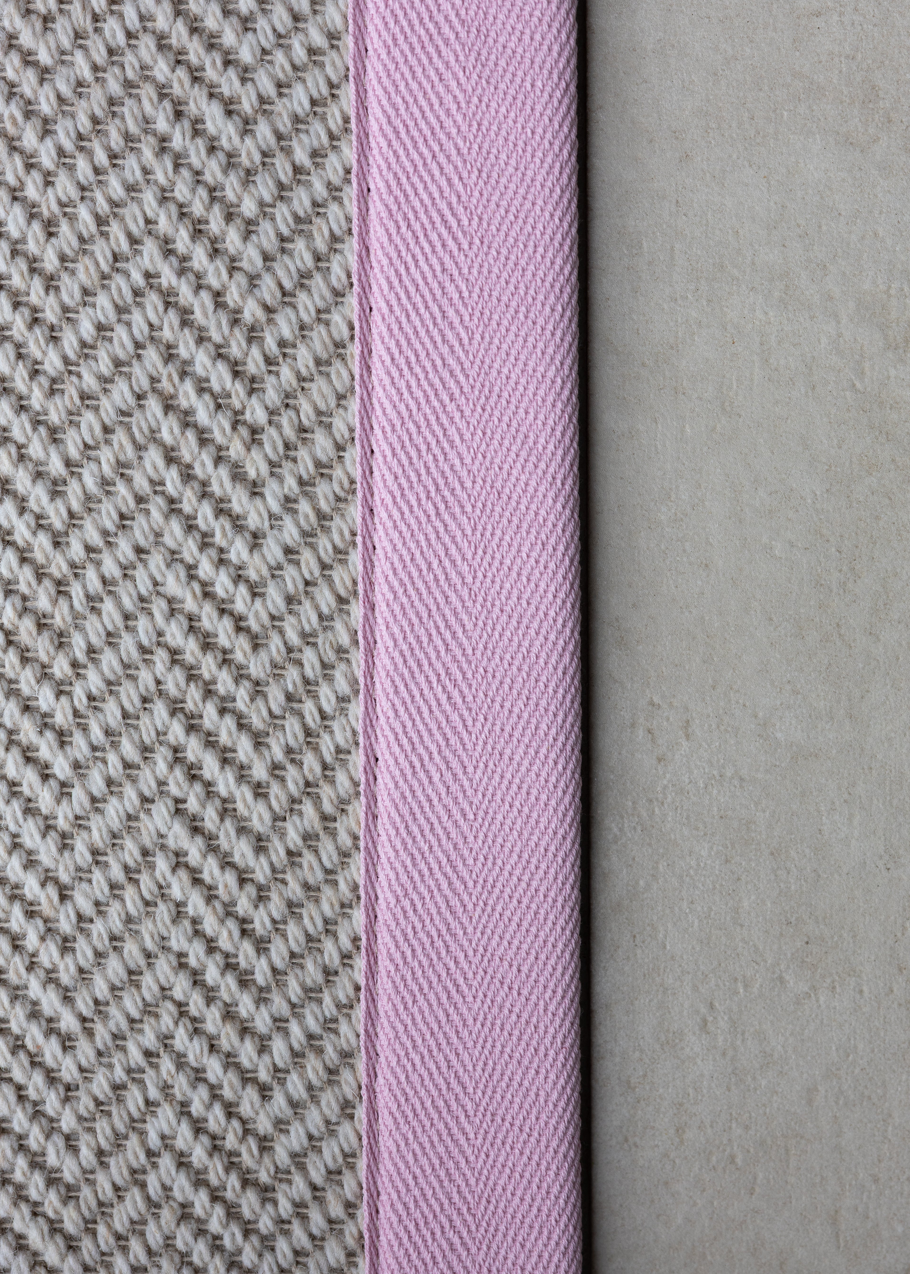 Soft Orchid 120mm Cotton Carpet Binding Tape.