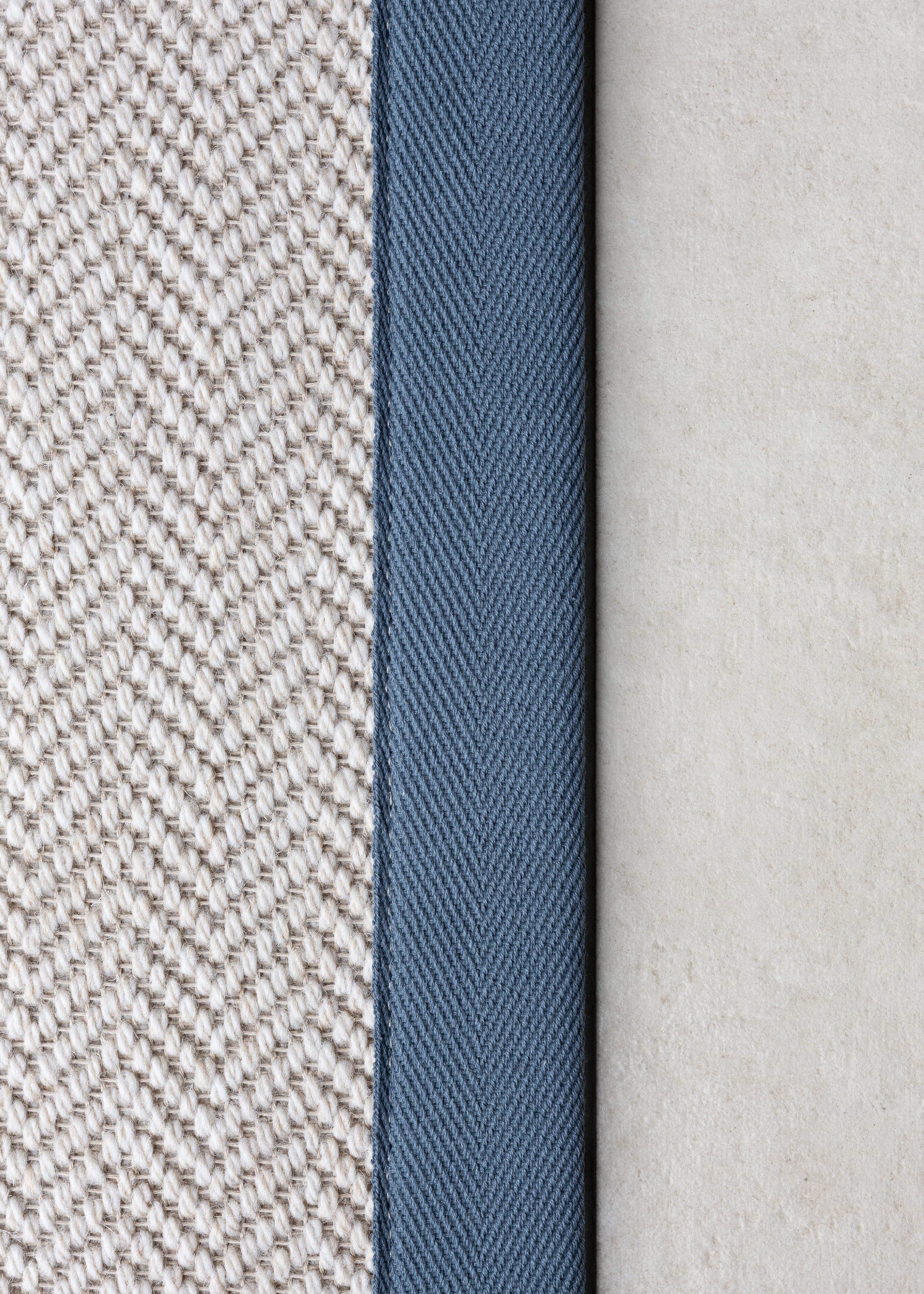 Teal 120mm Cotton Carpet Binding Tape.